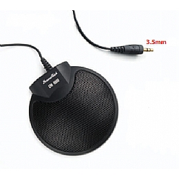 VEC CM-1000 Table Top Conference Meeting Microphone with Omni-Directional Stereo 3.5mm Plug